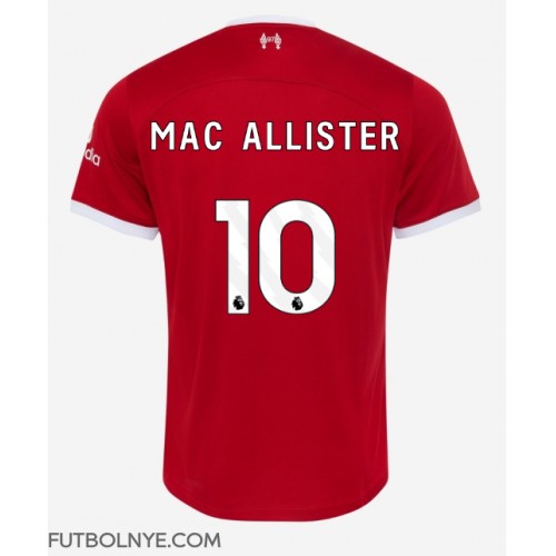 Camiseta Liverpool Alexis Mac Allister #10 Primera Equipación 2023-24 manga corta